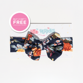 Little Herberts Floral Headbands – Organic Cotton Baby & Toddler Bow Headbands
