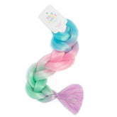 Mermaid Coloured Hair Extensions by Toot Sweet - 4 colour combo including glitter