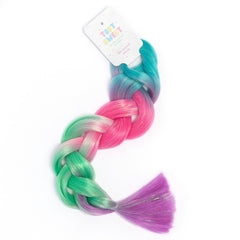 Mermaid Coloured Hair Extensions by Toot Sweet - 4 colour combo including glitter
