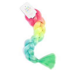 Mermaid Coloured Hair Extensions by Toot Sweet - 4 colour combo including glitter