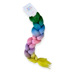 Mermaid Coloured Hair Extensions by Toot Sweet - 4 colour combo including glitter