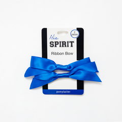 Mia® Spirit Satin Ribbon Bow Ponytail Elastics 🎀